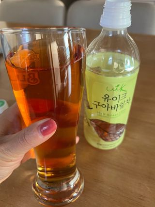 소담스퀘어 상암 제로카페인x제로칼로리 제주 유기농 유이크 구아바잎차 500ml x 6개입 (1박스) — 5점을 준 리뷰어가 2022년 11월 올린 사용 사진