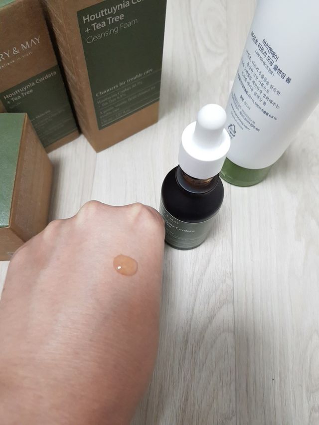 마리엔메이 센서티브 수딩 젤 크림 + 어성초 티트리 추출물 세럼 + 어성초 티트리 모공 클렌징 폼 리뷰 사진