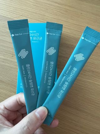 클린24시간 슬림앤유산균 1박스 (3.5g X 15포) — 5점을 준 리뷰어가 2022년 9월 올린 사용 사진
