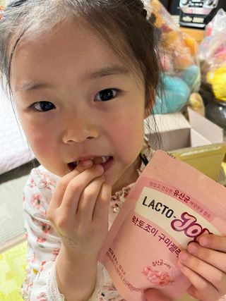 락토조이 구미젤리 복숭아맛 — 5점을 준 리뷰어가 2023년 5월 올린 사용 사진
