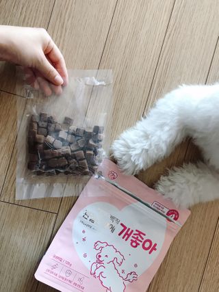 My Pet Care 천연단백질 관절건강에 개좋아 — 5점을 준 리뷰어가 2021년 1월 올린 사용 사진
