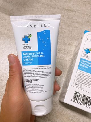 랑벨 수퍼내츄럴 아쿠아 수딩 크림 100ml — 5점을 준 리뷰어가 2022년 6월 올린 사용 사진