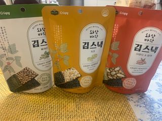 더빈트 와삭바삭 김스낵 — 5점을 준 리뷰어가 2023년 1월 올린 사용 사진
