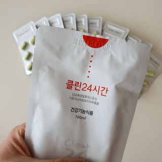 클린24시간 1BOX(5포) + 전용보틀(500ml) — 5점을 준 리뷰어가 2023년 1월 올린 사용 사진
