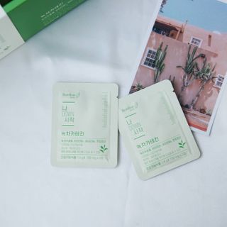 12월 15일 출시, 건강기능식품 브랜드 본리브 나 다운 시작 제품 3종 — 5점을 준 리뷰어가 2021년 2월 올린 사용 사진