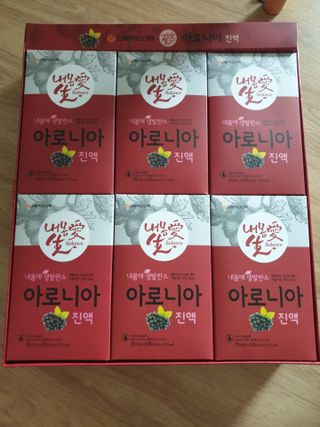 서울약사신협_내몸애생발란스아로니아_70ml x 30포 — 3.5점을 준 리뷰어가 2021년 6월 올린 사용 사진