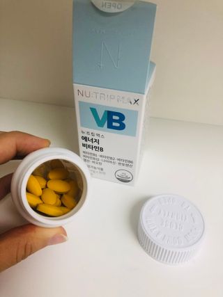 뉴트립맥스(NUTRIPMAX) 뉴트립맥스 에너지 비타민B 700mg 30정 1개월분 고함량 비타민 — 5점을 준 리뷰어가 2021년 7월 올린 사용 사진