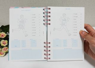 리훈 숨은라인찾기 운동일지 다이어트 일기 식단 다이어리 습관 계획표 — 5점을 준 리뷰어가 2023년 6월 올린 사용 사진