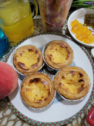 디앙뜨 포르투갈 에그타르트 오리지널 맛+패션후르츠+초콜릿타르트 맛 중 택1 — 5점을 준 리뷰어가 2021년 7월 올린 사용 사진