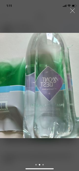 몽베스트 Montbest with Sparkling water Plain 20병 — 4점을 준 리뷰어가 2022년 10월 올린 사용 사진