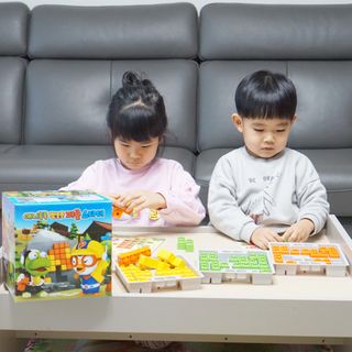 애니블록 뽀로로 퍼즐 스타터 — 5점을 준 리뷰어가 2021년 1월 올린 사용 사진