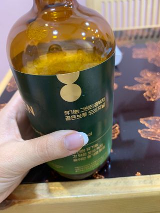 골든브루 콤부차 골든브루 유기농 그린티 콤부차 2종 2병 — 4.5점을 준 리뷰어가 2021년 11월 올린 사용 사진