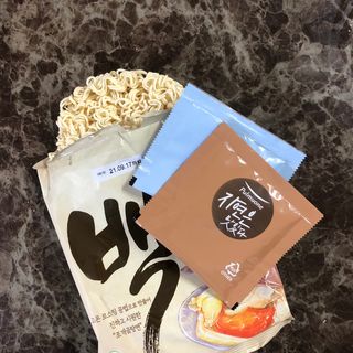 [풀무원] 자연은맛있다 정면, 백면, 홍면  세트 — 5점을 준 리뷰어가 2021년 4월 올린 사용 사진