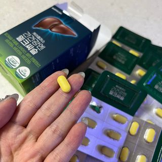 [경남제약헬스케어] 케어플러스 간건강엔 밀크씨슬 500mg 60정/2개월분/비타민B 5종+세레늄 — 5점을 준 리뷰어가 2024년 1월 올린 사용 사진