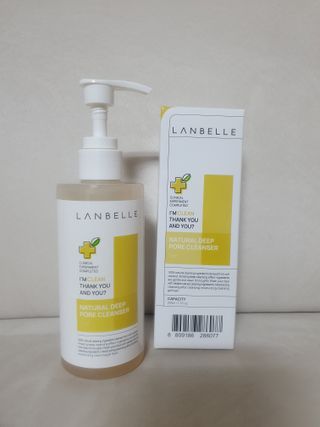 랑벨 내츄럴 딥 포어 클렌저 210ml (저자극 약산성 천연 클렌징 젤) — 5점을 준 리뷰어가 2022년 4월 올린 사용 사진