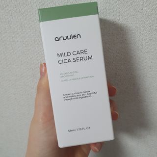 아르비엔 마일드케어 비건 시카세럼 — 5점을 준 리뷰어가 2021년 2월 올린 사용 사진
