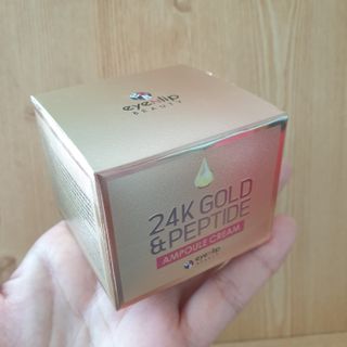 아이앤립 / EYENLIP 아이앤립 24K 골드 N 펩타이드 앰플 크림 — 5점을 준 리뷰어가 2021년 5월 올린 사용 사진