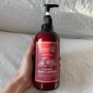 아미니 플라워테라피 바디로션  500ml 시리즈 — 4.5점을 준 리뷰어가 2021년 1월 올린 사용 사진