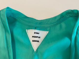 [스테이피플] SILKY SLEEVELESS LOGO TOP — 5점을 준 리뷰어가 2022년 6월 올린 사용 사진