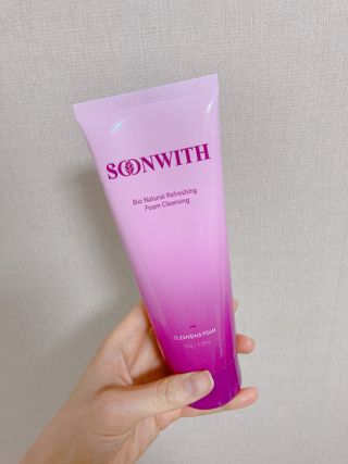 SOONWITH 바이오 내추럴 리프레싱 폼클렌징 — 5점을 준 리뷰어가 2021년 2월 올린 사용 사진