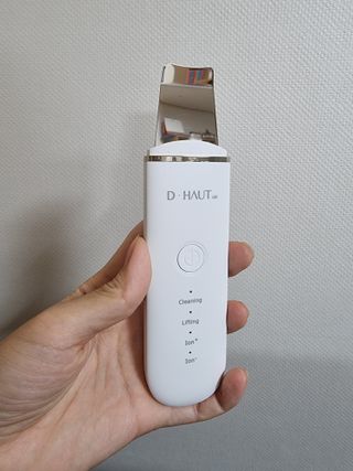 디하우트 랩 4 in 1 갈바닉 아쿠아 워터 필링기 스킨스크러버 — 5점을 준 리뷰어가 2021년 11월 올린 사용 사진