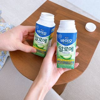 LIVE 매일바이오 알로에 드링킹 요거트 — 5점을 준 리뷰어가 2022년 4월 올린 사용 사진