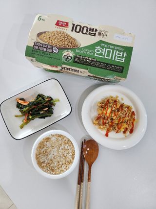 [구매평]양반 동원 양반 100밥 현미밥, 130g, 12개 — 5점을 준 리뷰어가 2025년 4월 올린 사용 사진
