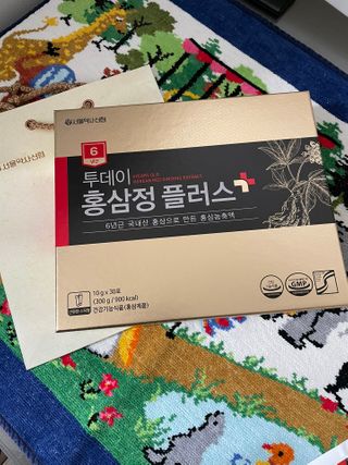 서울약사신협_투데이홍삼정플러스스틱_10g x 30포 — 5점을 준 리뷰어가 2021년 1월 올린 사용 사진