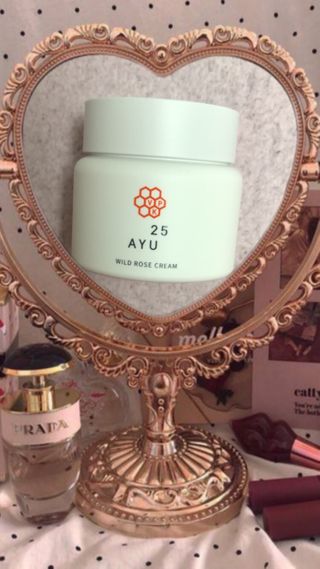 AYU25[아유트웬티파이브]다마스크로즈워터 베이스 천연 수분 촉촉 크림 — 4점을 준 리뷰어가 2021년 2월 올린 사용 사진