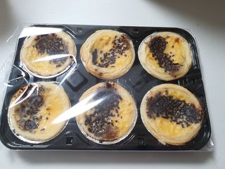 디앙뜨 포르투갈 에그타르트 오리지널 맛+패션후르츠+초콜릿타르트 맛 중 택1 — 4점을 준 리뷰어가 2021년 7월 올린 사용 사진