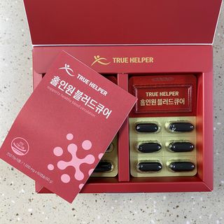 트루헬퍼 홀인원 블러드큐어 혈행+혈압+콜레스테롤 한번에 1박스 1개월 — 5점을 준 리뷰어가 2023년 2월 올린 사용 사진