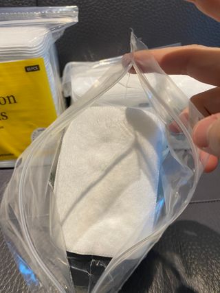 디어엘로디 프리미엄 유기농 베이비 솜티슈 40매 3 + 1 PACK — 3점을 준 리뷰어가 2021년 2월 올린 사용 사진