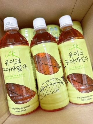 소담스퀘어 상암 제로카페인x제로칼로리 제주 유기농 유이크 구아바잎차 500ml x 6개입 (1박스) — 5점을 준 리뷰어가 2022년 11월 올린 사용 사진