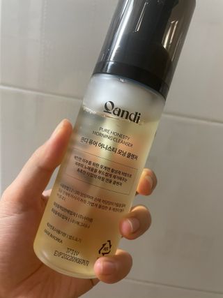 헤어플러스 콴디 아침세안제 폼클렌징 퓨어 어니스티 모닝클렌저 — 5점을 준 리뷰어가 2021년 3월 올린 사용 사진
