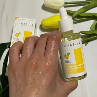 랑벨 비타 에너지 잡티 앰플 50ml 고농축 비타민, 저자극, 수분 촉촉, 미백 앰플 — 5점을 준 리뷰어가 2022년 4월 올린 사용 사진