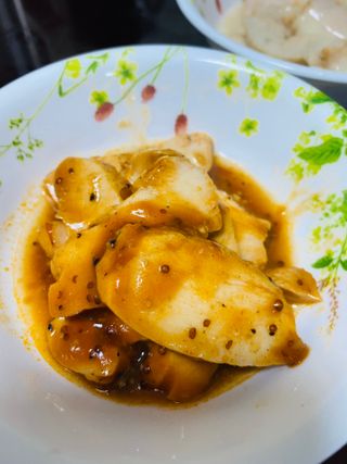 굽네몰 [굽네] 소스가 맛있는 닭가슴살 슬라이스 4종 — 5점을 준 리뷰어가 2021년 4월 올린 사용 사진