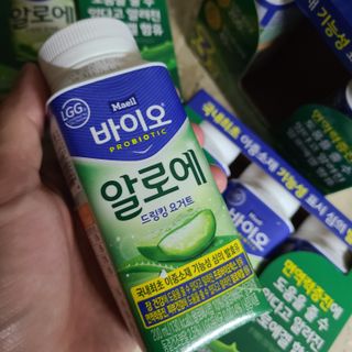 LIVE 매일바이오 알로에 드링킹 요거트 — 4점을 준 리뷰어가 2022년 4월 올린 사용 사진