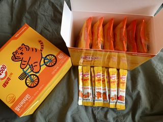 광동제약 [광동] 비타500데일리스틱 70포X2개 + 뚱랑이엽서 + 쇼핑백 증정 — 5점을 준 리뷰어가 2022년 10월 올린 사용 사진