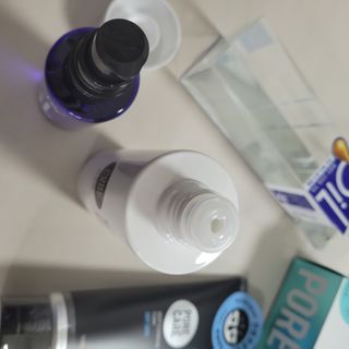 [갸스비] 명불허전, 남성을 위한 브랜드 갸스비의 올인원, 폼클렌징, 헤어오일 3종 — 5점을 준 리뷰어가 2021년 3월 올린 사용 사진