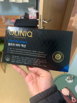 올리닉 울트라비타액션 — 4점을 준 리뷰어가 2021년 10월 올린 사용 사진