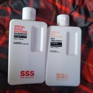 트리플에스 탈모 샴푸 275ml + 실크 트리트먼트 275ml — 5점을 준 리뷰어가 2021년 2월 올린 사용 사진