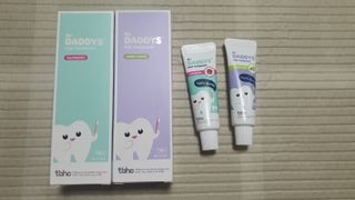 닥터데디스 안심저불소 키즈치약 (라즈베리, 청포도향 중 택 1) 60g +  여행용 미니 치약 15g — 5점을 준 리뷰어가 2022년 11월 올린 사용 사진