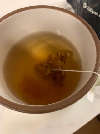 산그리메 국내산 호박차 100티백 대용량 삼각티백차 — 4.5점을 준 리뷰어가 2021년 7월 올린 사용 사진