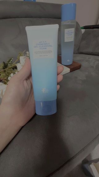 페브유 / FABYOU 페브유 pH5.5 캐모마일 젤 클렌징 폼 + 클렌징 오일 + 토너 3종 세트 — 5점을 준 리뷰어가 2021년 6월 올린 사용 사진