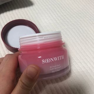 SOONWITH 바이오 수퍼 아쿠아 하이드로 젤 크림 — 4점을 준 리뷰어가 2021년 3월 올린 사용 사진