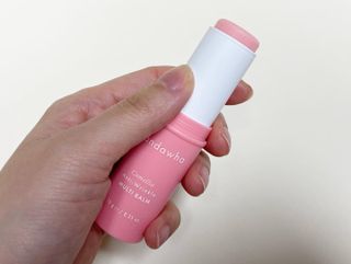 스킨큐어 산다화 카멜리아 안티 링클 멀티밤 — 5점을 준 리뷰어가 2022년 1월 올린 사용 사진