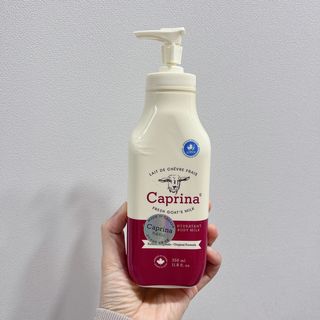 카프리나 산양밀크 모이스춰라이징 바디로션 350ml(오리지널향) — 4점을 준 리뷰어가 2023년 4월 올린 사용 사진