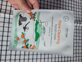 세뚜아(Cettua) [세뚜아] 포어 클리어링 마스크 Cettua Pore Clearing facial mask 5매 — 5점을 준 리뷰어가 2024년 4월 올린 사용 사진