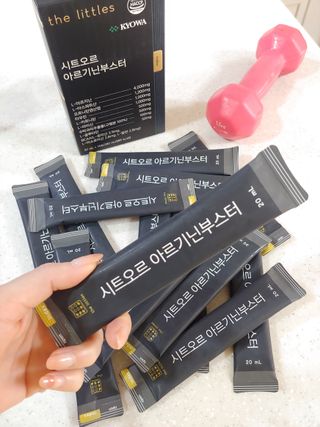 더리틀스 시트오르 아르기닌부스터 — 5점을 준 리뷰어가 2022년 11월 올린 사용 사진