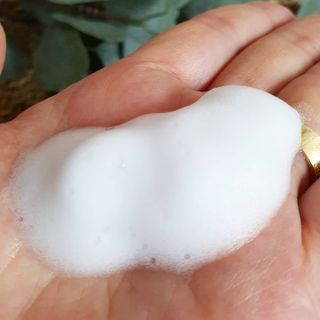 [바이로담] 저자극 약산성버블 폼 폼클렌징 150ml — 5점을 준 리뷰어가 2021년 4월 올린 사용 사진
